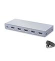 HADRON HDX1429 HDMI Splitter EDID 4K 60 Hz 1 Giriş 4 Çıkış Gri HDMI Switch ve Çoklayıcı