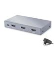 HADRON HDX1428 HDMI Splitter EDID 4K 60 Hz 1 Giriş 2 Çıkış Gri HDMI Switch ve Çoklayıcı