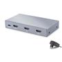 HADRON HDX1428 HDMI Splitter EDID 4K 60 Hz 1 Giriş 2 Çıkış Gri