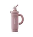 Vagonlife Cocosmile CS-8826 950ml Pipetli Pembe Çelik Termos Mataralar