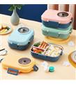 Vagonlife BL70100 900ml Pembe Çelik Beslenme Kutus Beslenme Çantaları