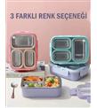 Vagonlife XC-7097 620ml Lila Çelik Beslenme Kutusu Beslenme Çantaları