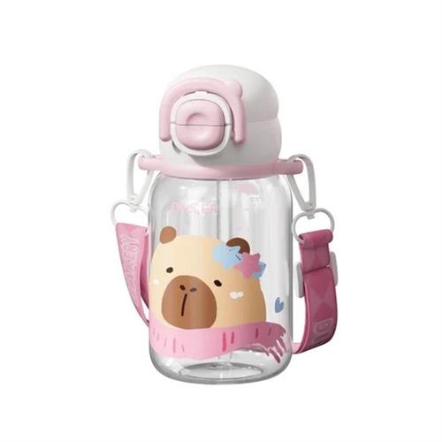 Vagonlife Diller D2582 650ml Çift Kullanım Pipetli Askılı Pembe Tritan Matara Okula Dönüş 2026 — Çanta, Defter, Kalem Ve Matara İndirimleri