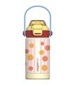 Vagonlife VGN1104 360ml Çift Kullanım Pipetli Sarı Çelik Matara Mataralar