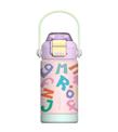 Vagonlife VGN1104 360ml Çift Kullanım Pipetli Lila Çelik Matara Mataralar