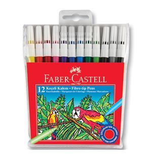 Faber-Castell Faber Keçeli Kalem Yıkanabilir 12 Renk 5067155130 Keçeli Kalemler