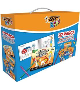 Bic Kids Dikkat Geliştirici Boyama Seti 37 Parça Boya Kalemleri