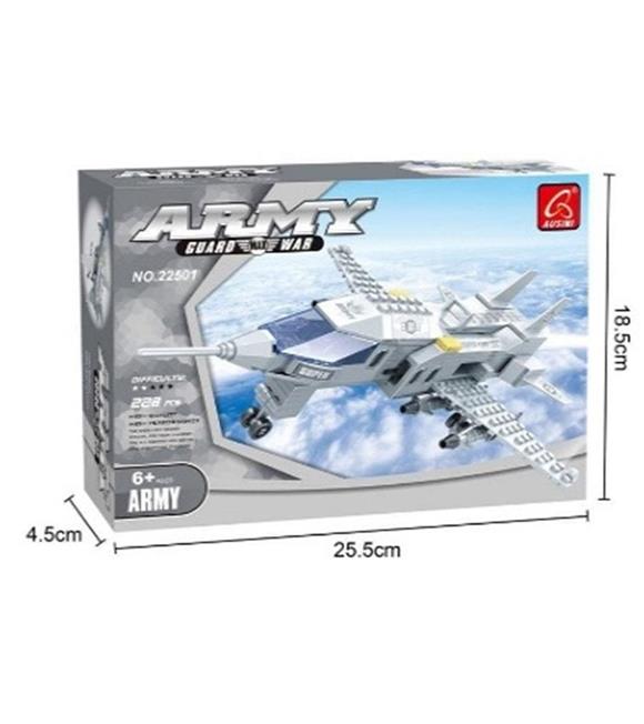 Asya Ausini Askeri Uçak Set 228 Parça BIG22501 LEGO