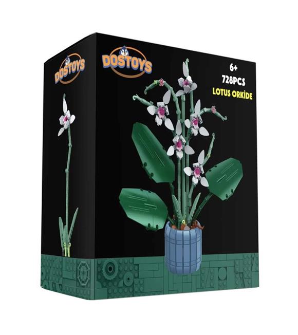 Oceanfour Blok Oyuncak 06289-101-1 Lotus Orkide Çiçek Lego