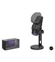HADRON M9 Gaming RGB Masaüstü Mikrofon Pop Filtreli Type-C 48kHz 16Bit Siyah