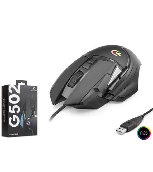 GOOD PRO G502 RGB Gaming Mouse 7200 DPI 6 Tuş 1000Hz Siyah