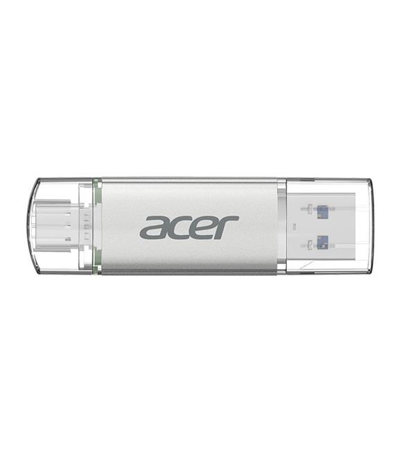 Acer 512GB USB 3.2 UT300-512GB USB-A+USB-C Çift Taraflı Metal Flash Bellek USB Bellekler