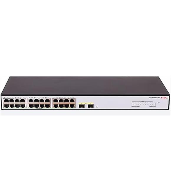 H3C S1600V2-26P-HPWR 24 PORT 10-100-1000 370W POE +2SFP YONETILEBILIR SWITCH
