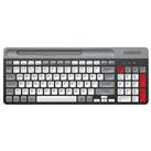 Everest KB-88 RUBY Beyaz-Gri 2.4G+BT1+BT2 Çoklu Cihaz Bağlantılı Q Kablosuz klavye