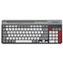 Everest KB-88 RUBY Beyaz-Gri 2.4G+BT1+BT2 Çoklu Cihaz Bağlantılı Q Kablosuz klavye