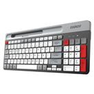 Everest KB-88 RUBY Beyaz-Gri 2.4G+BT1+BT2 Çoklu Cihaz Bağlantılı Q Kablosuz klavye_1