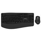 Everest KM-35 Comfy Siyah Kablosuz Ergonomik Q Multimedia Klavye + Mouse Set