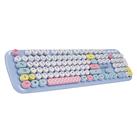 Everest KM-6284 WHISKER Renkli Tuşlu Mavi Kablosuz Q Klavye + Mouse Set_1