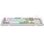 Everest KB-74 Beyaz-Gri USB Rainbow Aydınlatmalı Q Membrane