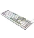 Everest KB-74 Beyaz-Gri USB Rainbow Aydınlatmalı Q Membrane Klavye