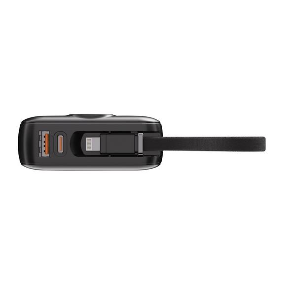 S-link G450 20000mAh PD45W+QC3.0 Dahili Kablolu Siyah LCD Taşınabilir Pil Şarj Cihazı Powerbank