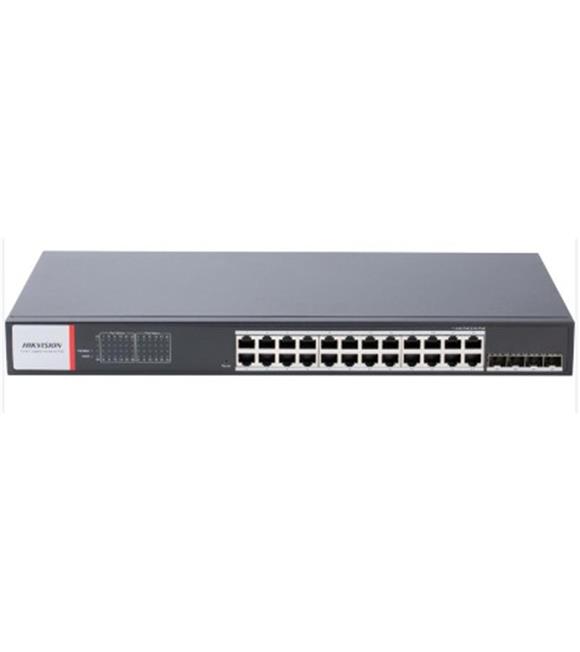 Hikvision DS-3T1528HP-SI-24P4F 24Port GE +4Sfp 480W Yönetilebilir Gigabit Switch