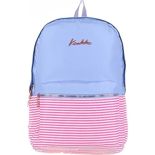 Kaukko Sırt Çantası Soft Floral Blue K1494 Okula Dönüş Kampanyası Çantalar