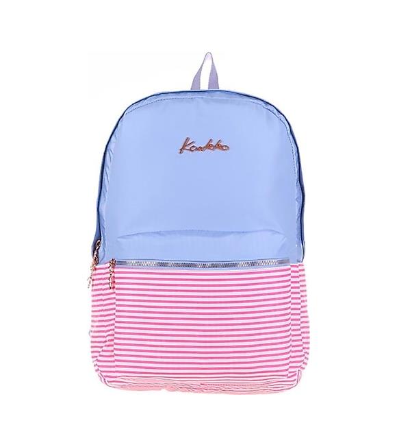 Kaukko Sırt Çantası Soft Floral Blue K1494 Okul Çantaları