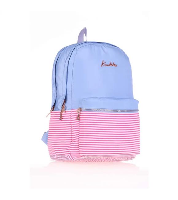 Kaukko Sırt Çantası Soft Floral Blue K1494 Okul Çantaları