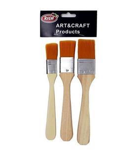 Rich Fırça Ekonomik Set Sarı Kıl 3 Lü Fırçalar