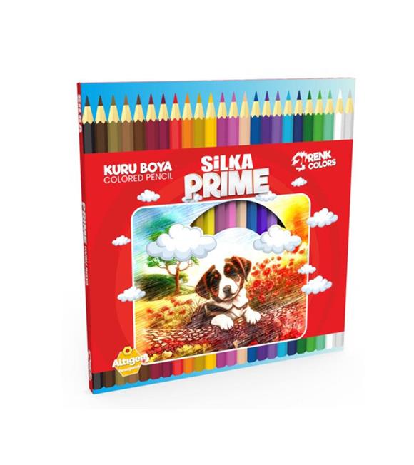 Silka Prime Tam Boy 24 Lü Kuruboya Yeni Boya Kalemleri