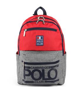 Cambridge Polo Street Style Dört Bölmeli Unisex Sırt Çantası Okul Çantaları
