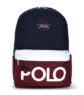 Cambridge Polo Club Preppy Sırt Çantası Lacivert Okul Çantaları