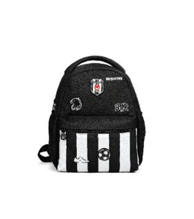 Me Team Beşiktaş Anaokulu Çantası Dokuma Etiket Ve Baskı Detaylı 26376 Okul Çantaları