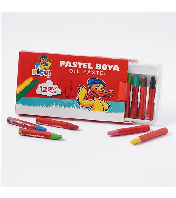 Pigui Pastel Boya 12 Renk PGKP-22 Pastel Boyalar
