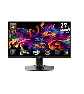 Msi 27" Mag 274QP QD-OLED X24 240Hz 0.03ms HDMI DP Premium HDR Pivot WQHD QD-OLED Gaming Monitör