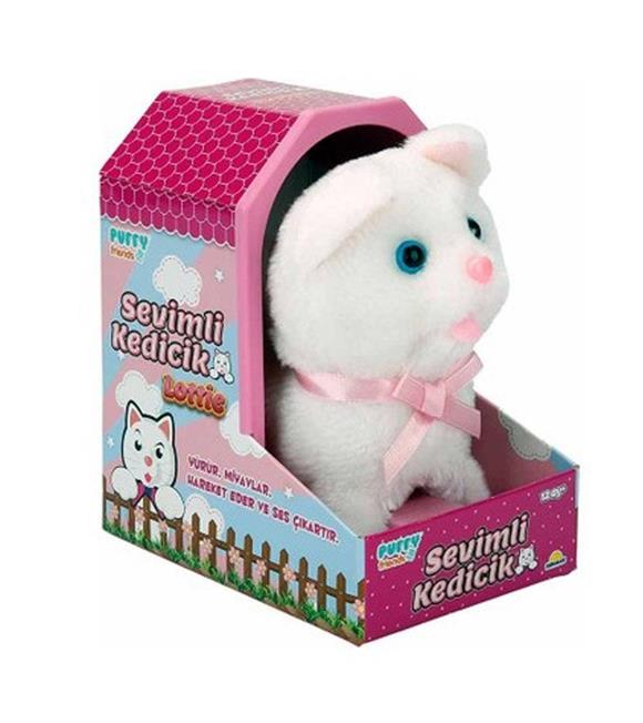 Sunman Oyuncak Peluş Sevimli KEdi Lottie Kız Oyuncak