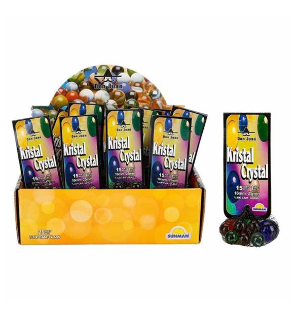 Sunman Misket Kristal Renkli 15+1 File G4061 Erkek Oyuncak