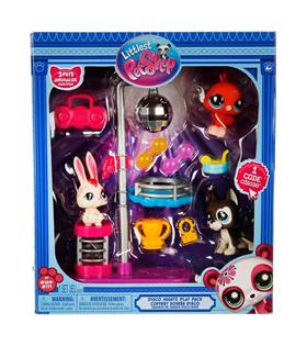 Sunman Littlest PetShop Figür Oyun Set Minişler Disco Nights 3 Kız Oyuncak