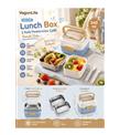 Vagonlife VGN6750 540ml 2 Katlı Mavi Çelik Beslenme Kutusu Beslenme Çantaları