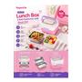 Vagonlife VGN6750 540ml 2 Katlı Pembe Çelik Beslenme Kutusu
