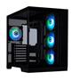BitFenix MH100 1000W 80+ Gold Gen5 ATX 3.0 Tempered ARGB USB 3.1 ATX Siyah Mid Tower Oyuncu Kasası