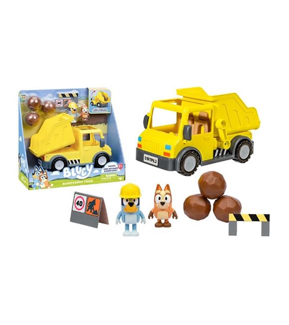 Neco Bluey Damperli Kamyon Ve Figür Oyun Seti Erkek Oyuncak