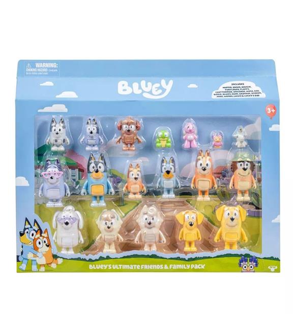 Neco Bluey Ultimate Aile Ve Arkadaş Figür Set 18li 19116 Kız Oyuncak