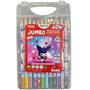 Fatih Hello Kids Jumbo Üçgen K.Boya 12 Renk Çantalı