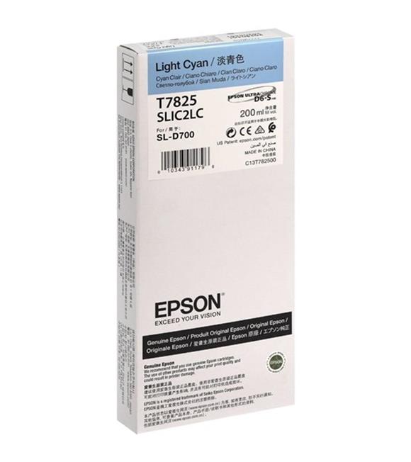 EPSON SURELAB SL-D700 LIGHT CYAN MÜREKKEP C13T78250N Mürekkepler