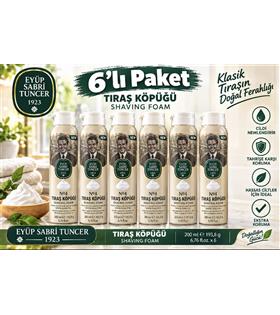 Eyüp Sabri Tuncer Tıraş Köpüğü No:4 - 200 ml 6lı Paket Şampuanlar