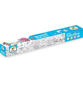 Lino Yapışkanlı Boyama Rulosu Sea World 200x30 Cm LS-200 Ofis Ve Kırtasiye