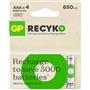 GP AA 1300 mAh Şarjlı Recharge Kalem Pil 4'lü Paket GP1300AAHVC-2TLB4