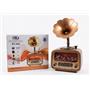 Everton Rt-422  Bluetooth Fm-Usb-Tf-Aux Şarjlı Nostaljik Radyo Gramafon (Alev Ambiyans Işığı)